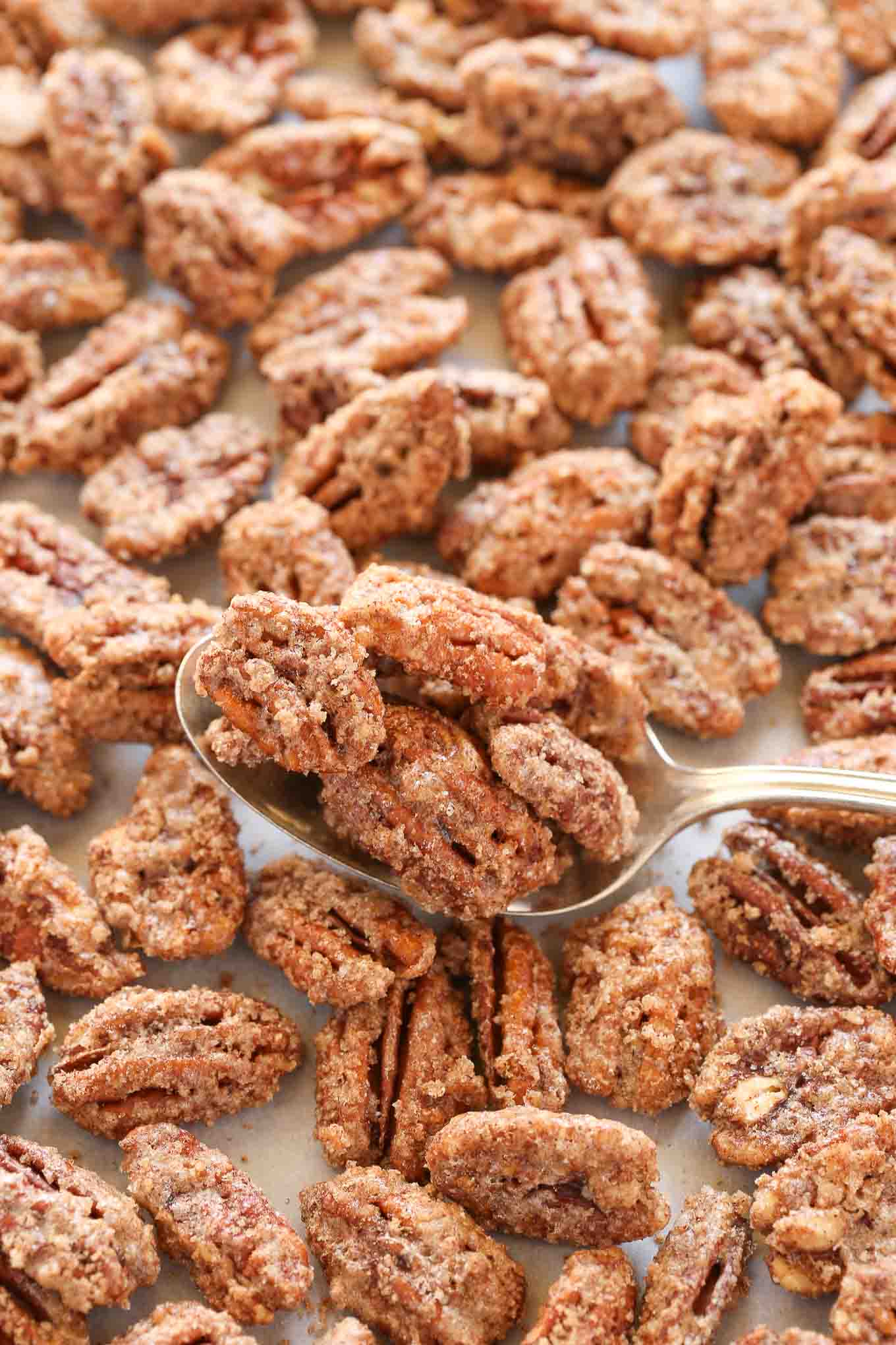 Homemade Candied Pecans - Live Well Bake Often