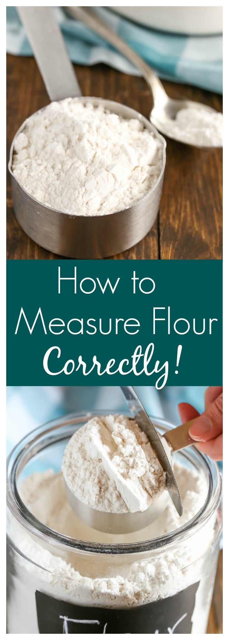 How To Measure Flour - Live Well Bake Often