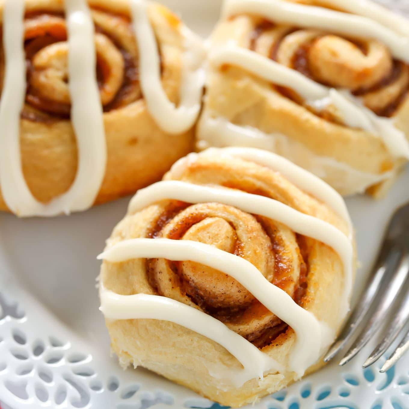 Pumpkin Cinnamon Rolls - Live Well Bake Often