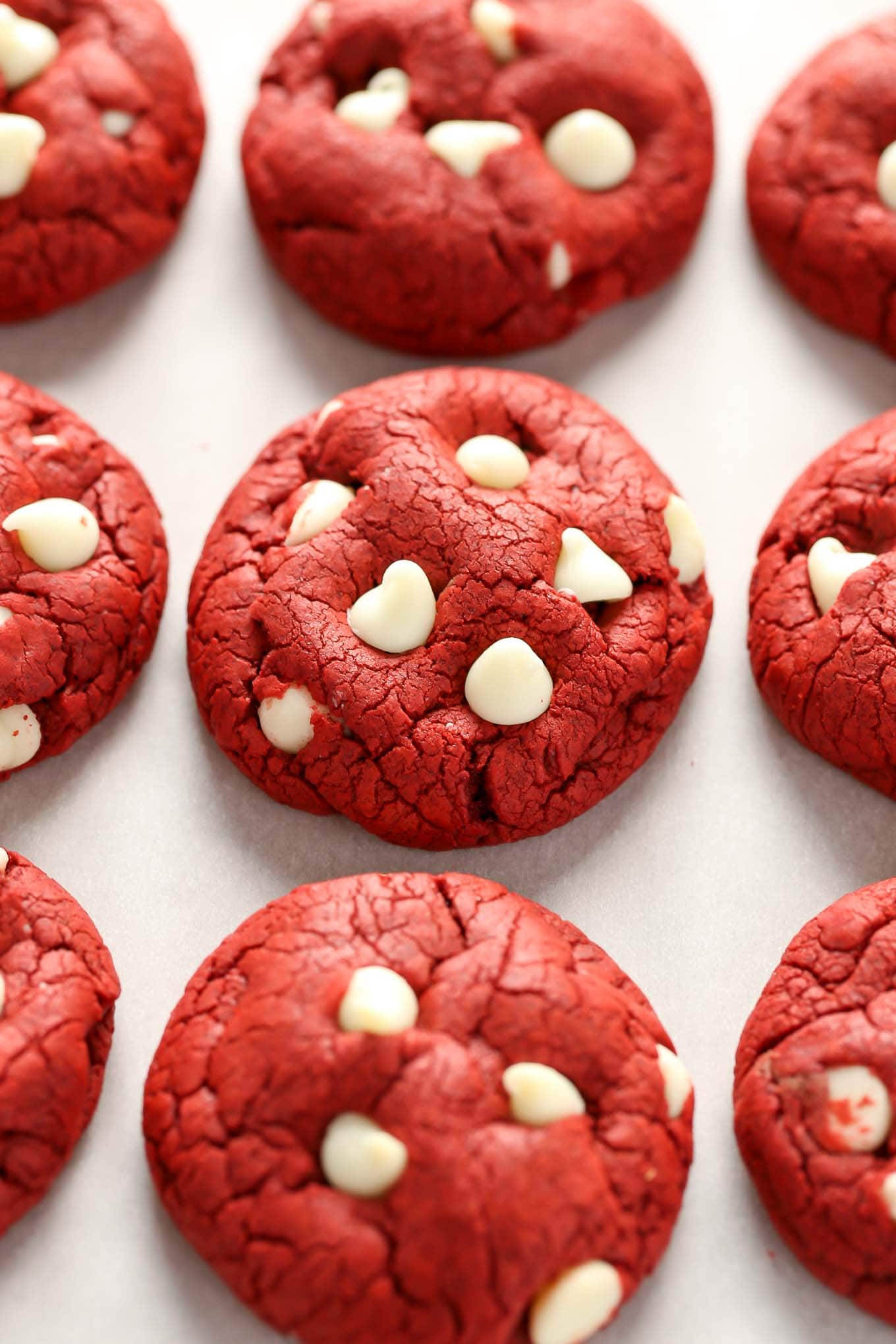 Red Velvet Cookies (Made With Cake Mix!) - Live Well Bake Often