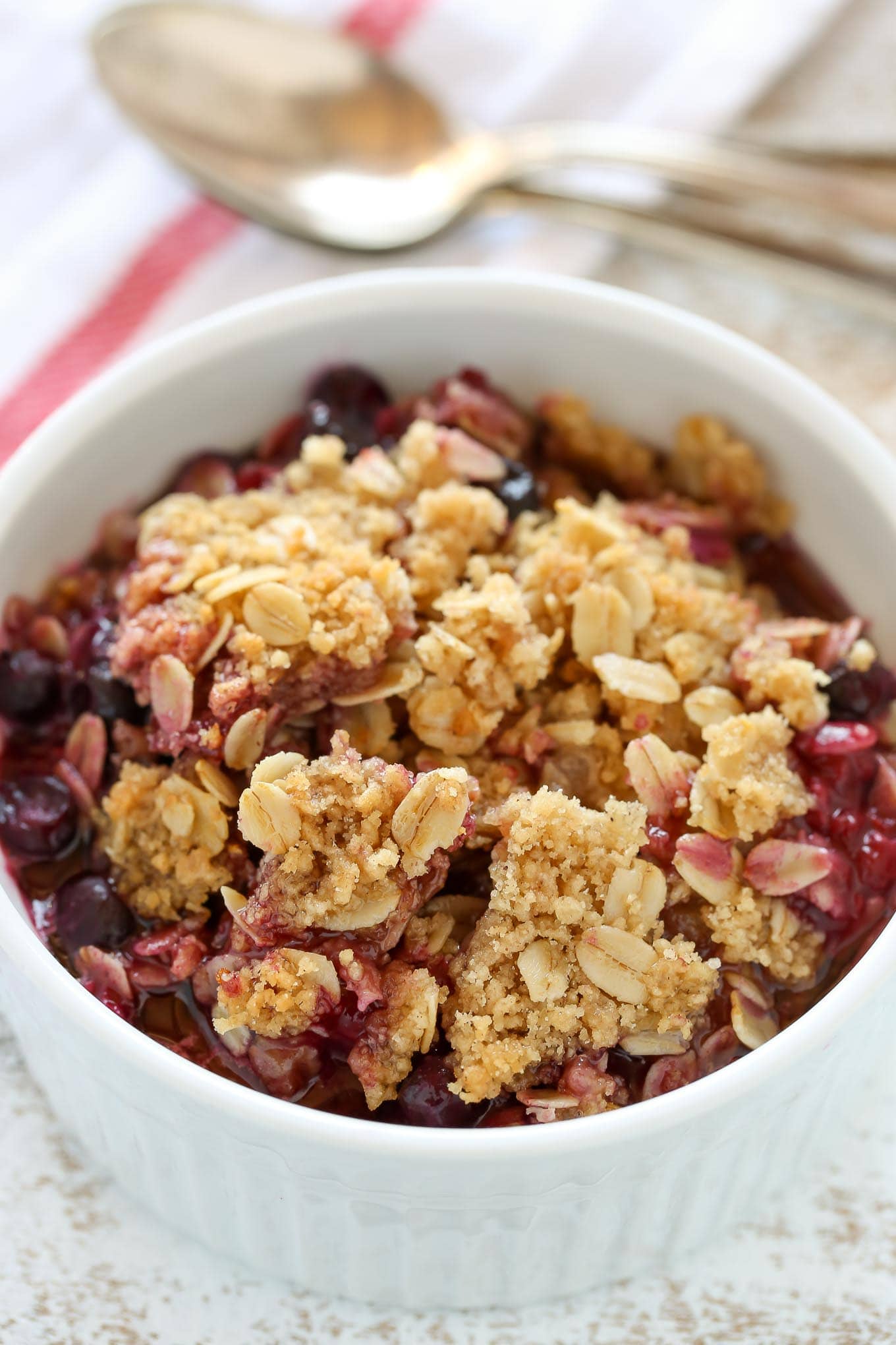 Mixed Berry Crisp - Live Well Bake Often