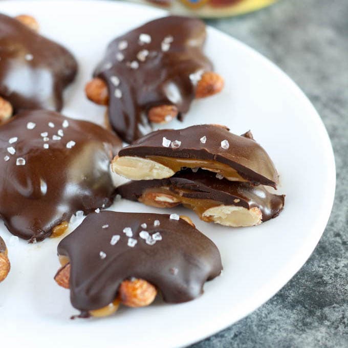 Milk Chocolate Covered Salted Caramels - Ginger with Spice