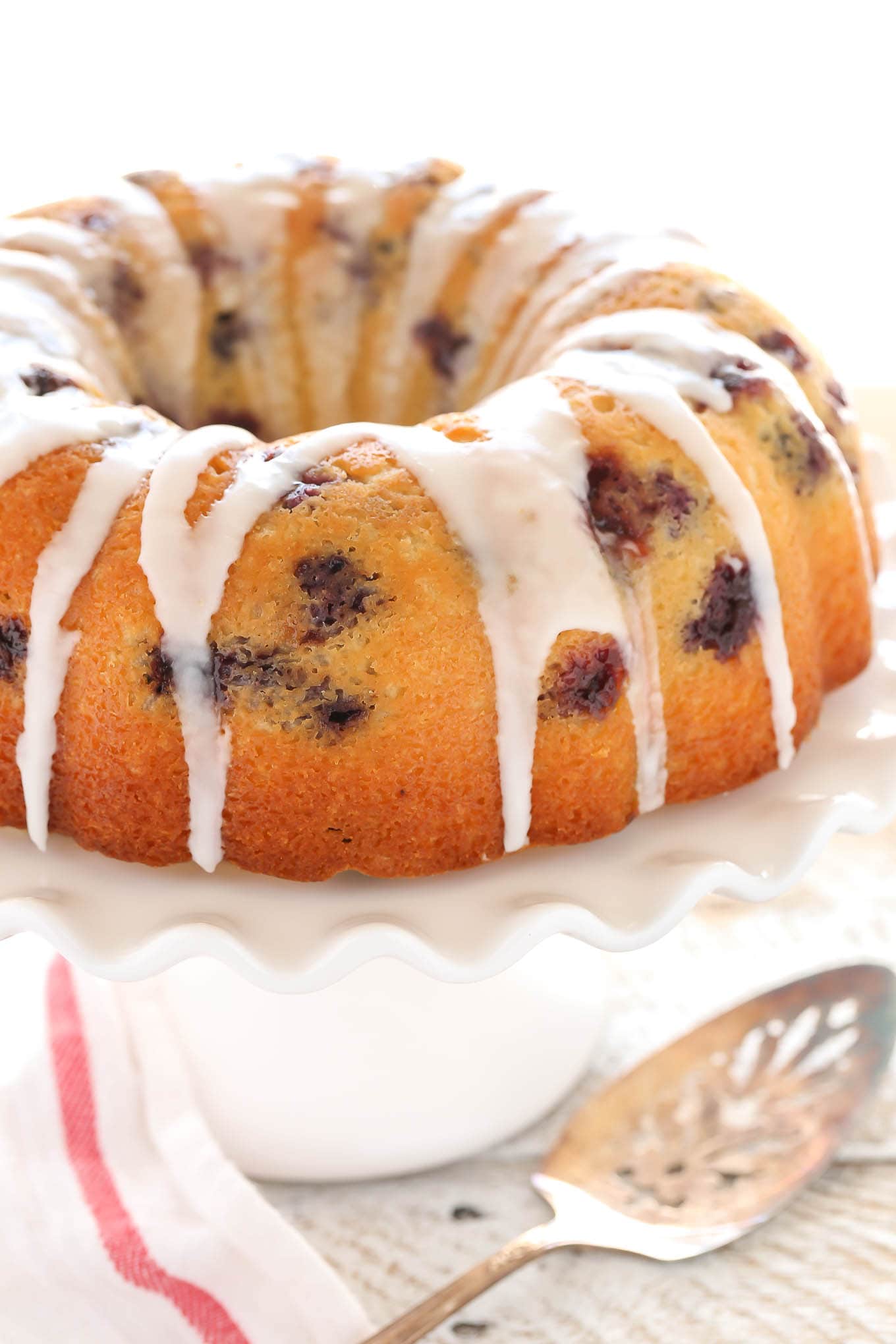 Lemon Blueberry Bundt Cake - Live Well Bake Often