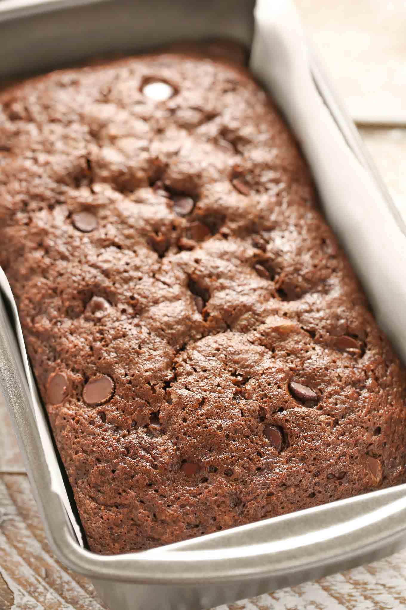 Double Chocolate Zucchini Bread