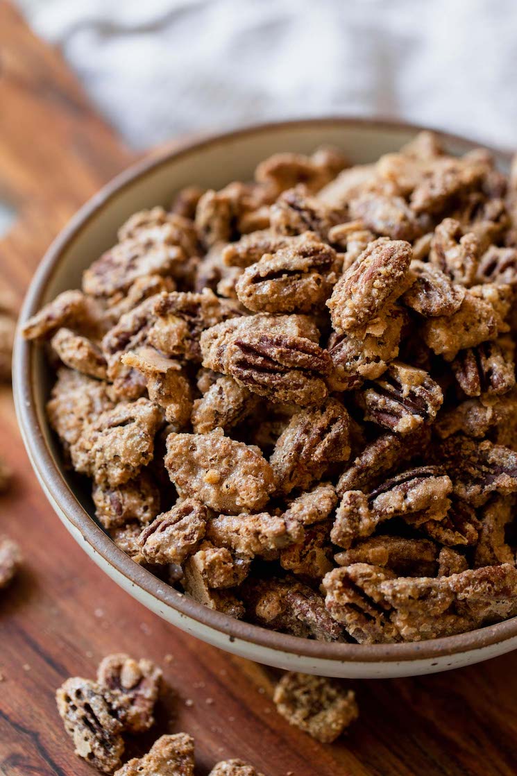 Homemade Candied Pecans - Live Well Bake Often