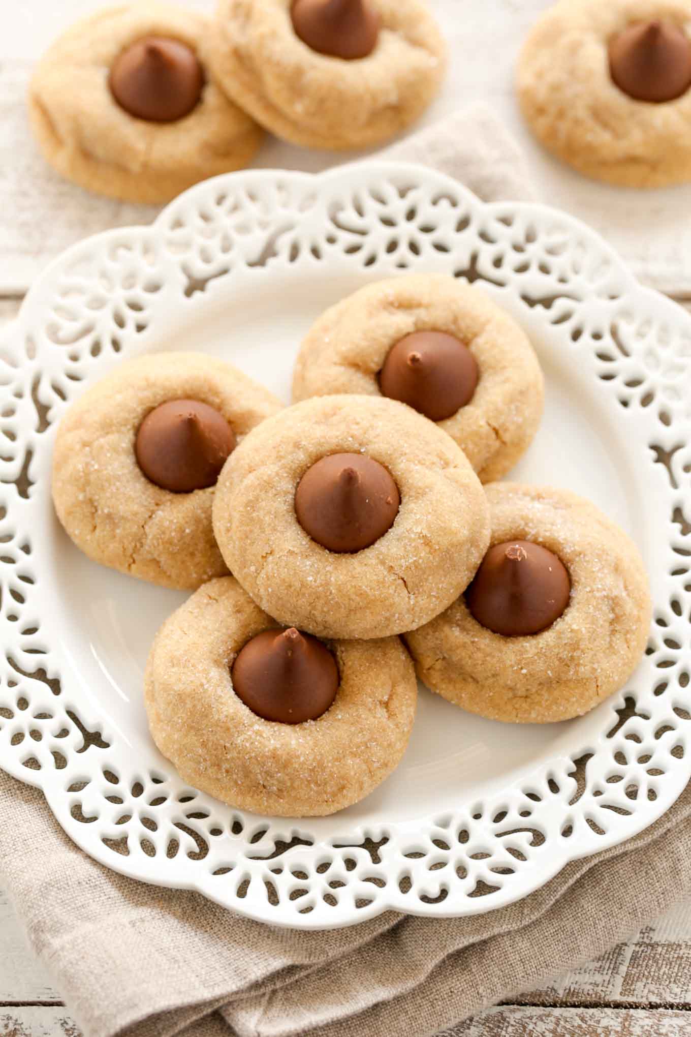 Classic Peanut Butter Blossoms - Live Well Bake Often