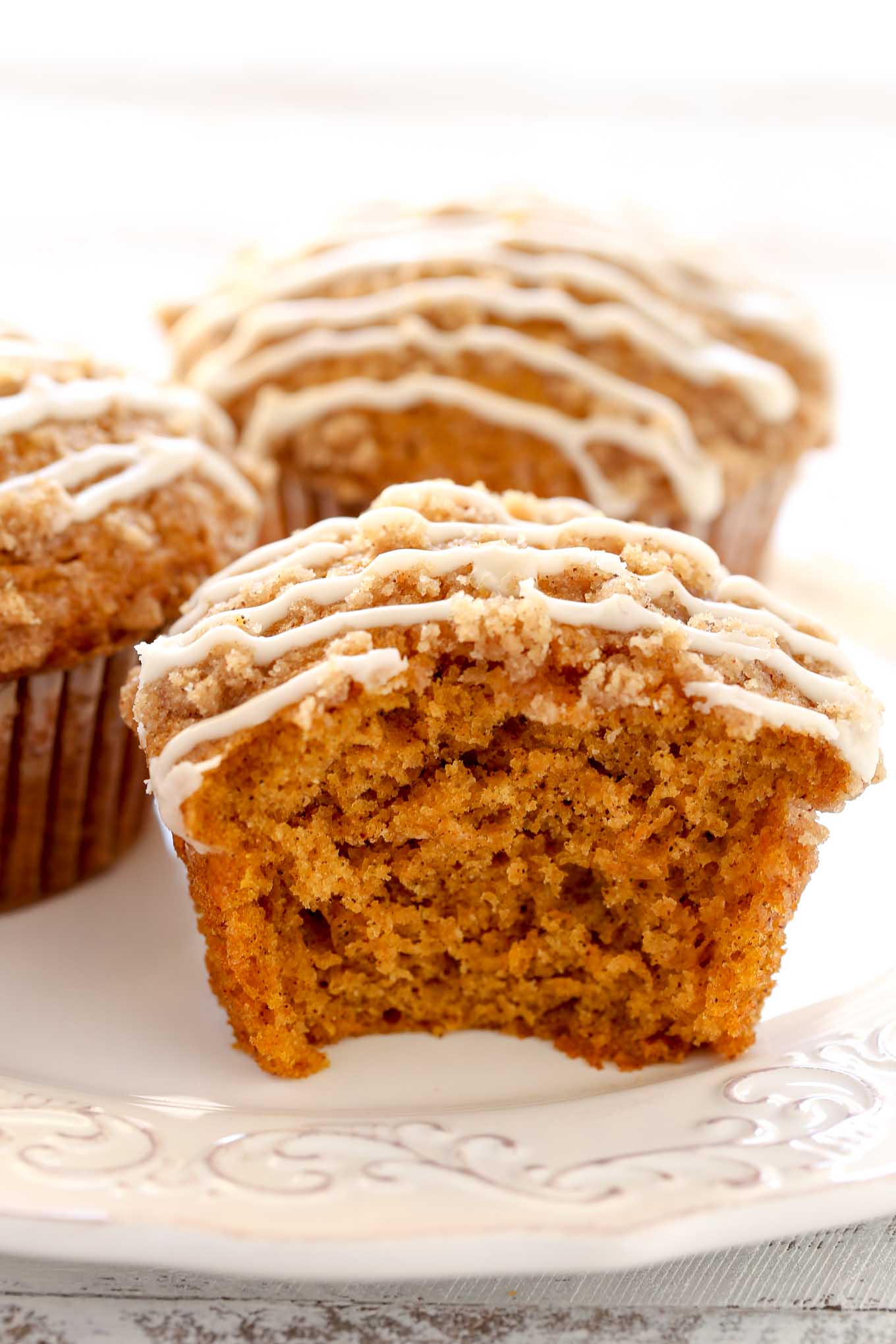 Pumpkin Crumb Muffins - Live Well Bake Often