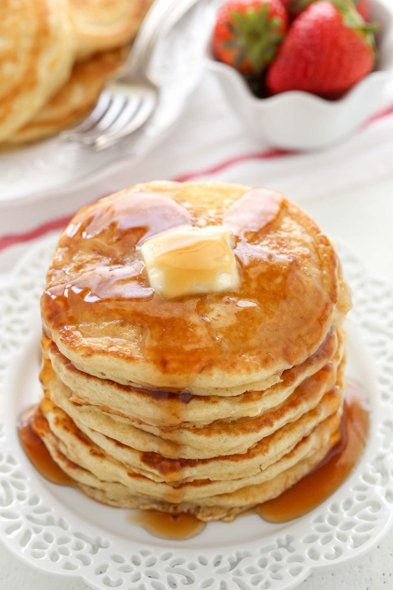 Buttermilk Pancakes - Cafe Delites