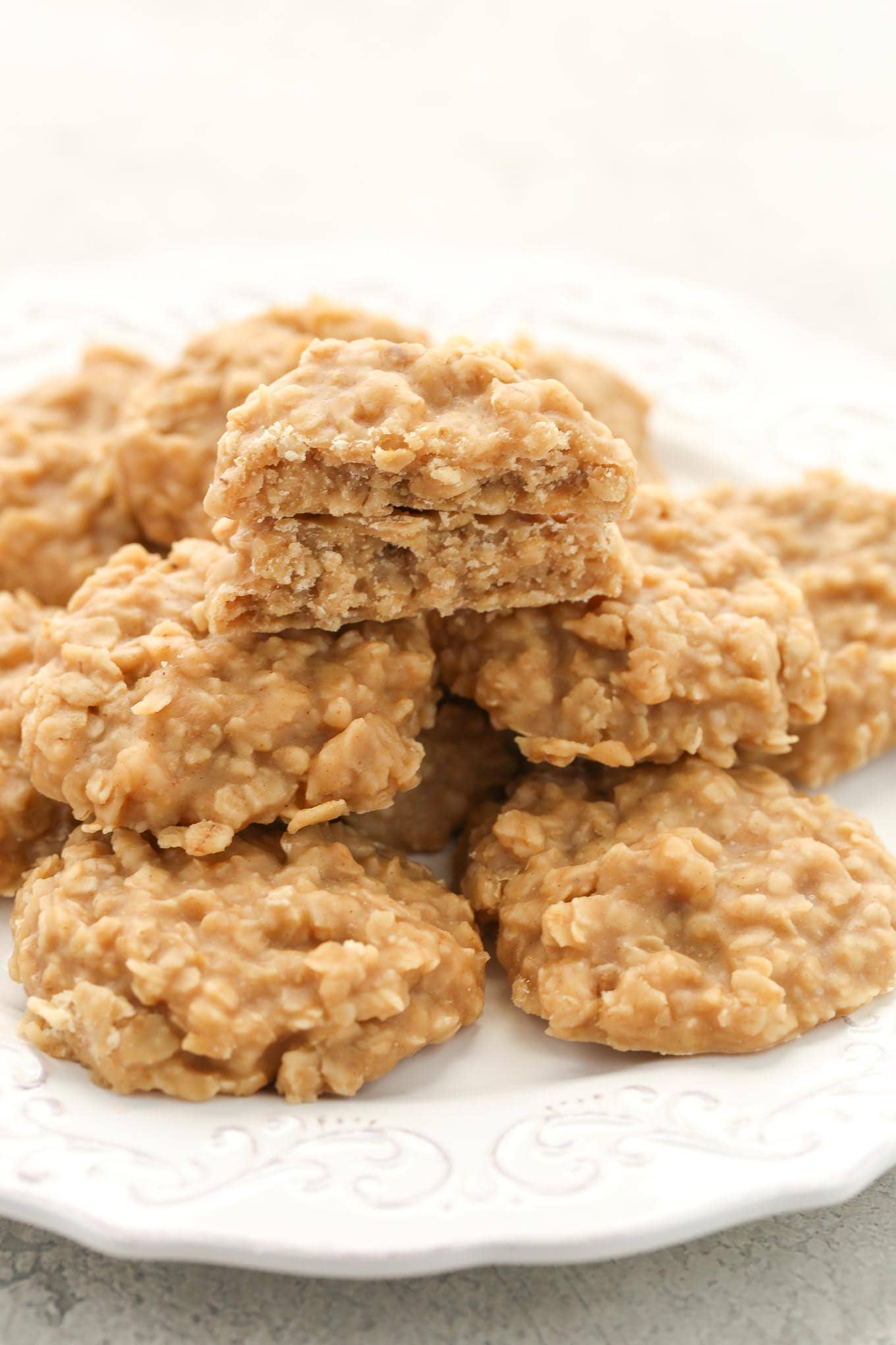 Peanut Butter No-Bake Cookies - Live Well Bake Often