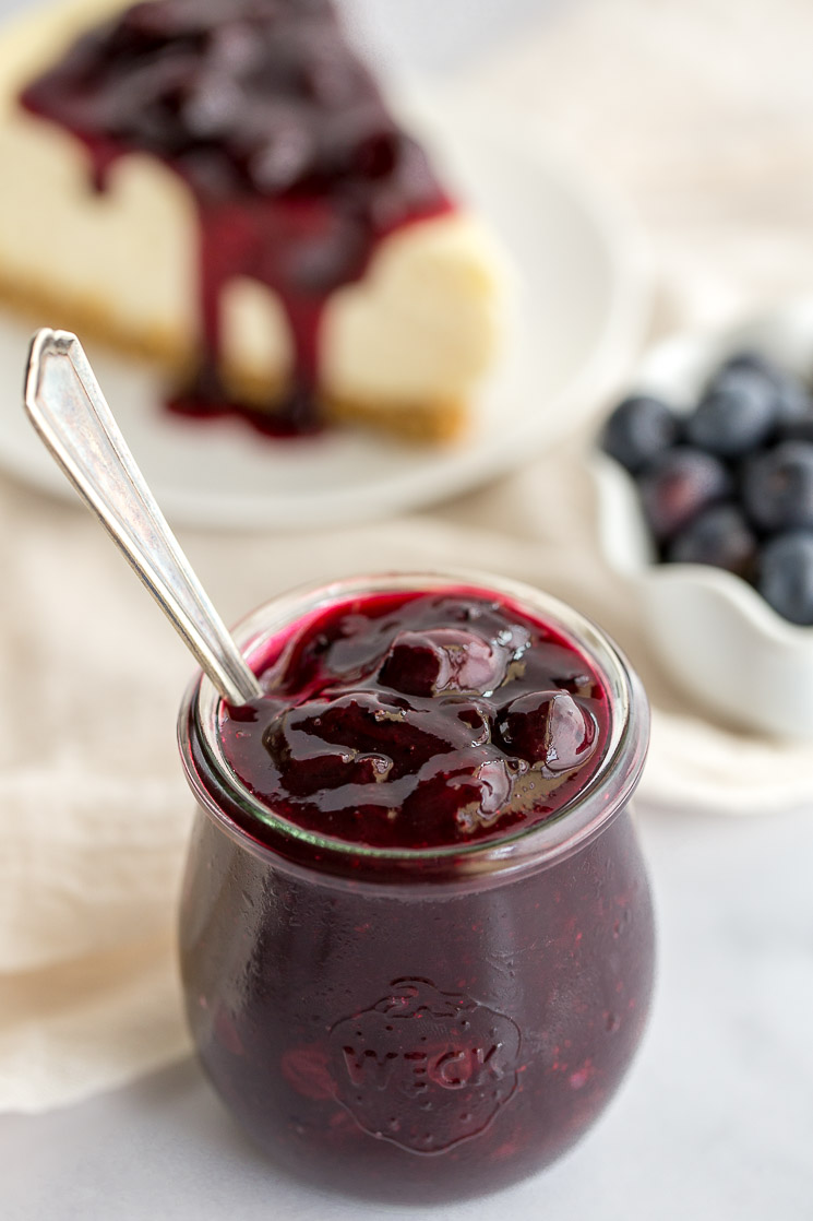 Homemade Blueberry Sauce - Cafe Delites