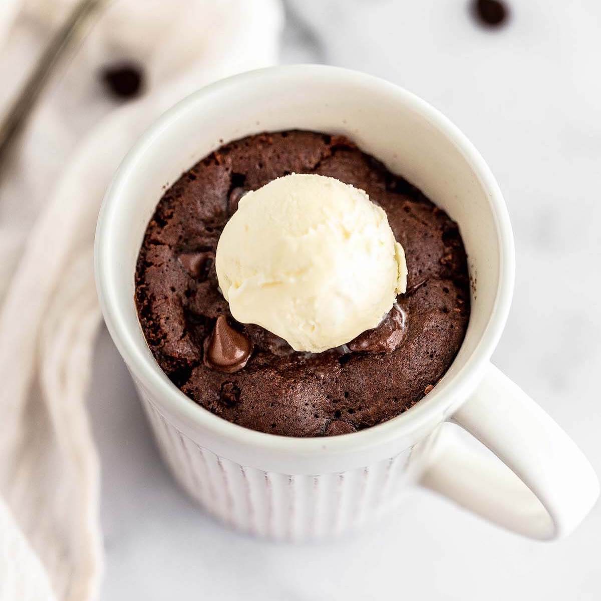 Microwave Eggless Chocolate Mug Cake (Without Butter) Recipe | A Little Bit  of Spice